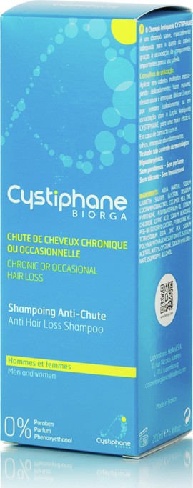 Biorga Cystiphane Shampoo Anti-Chute Σαμπουάν Κατά της Τριχόπτωσης 200ml