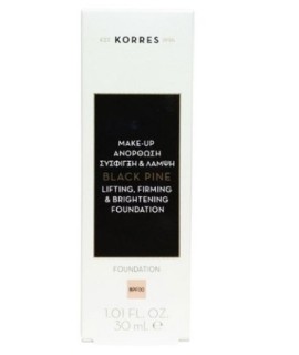 Korres Foundation Shade Μαύρη Πεύκη Υγρό Μεικ - Απ  BPF00 , 30 ml