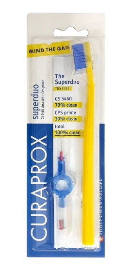 Curaprox Οδοντόβουρτσα CS 5460 Superduo Ultra Soft + cps prime