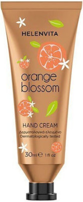 Helenvita Hand Cream Orange Blossom Ενυδατική Κρέμα Χεριων με Πορτοκάλι 30ml