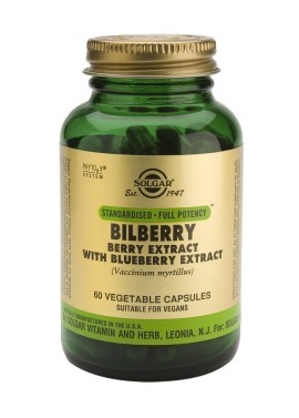 Solgar Bilberry Berry Extract 60 Φυτικές Κάψουλες