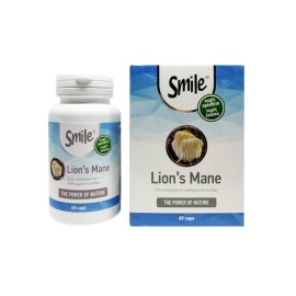 Am Health Smile Lions Mane Συμπλήρωμα Διατροφής Με Εκχύλισμα Μανιταριού 60caps