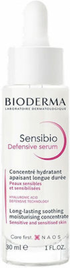 Bioderma Sensibio Defensive Serum, Ορός Προσώπου Για Ενυδάτωση & Προστασία 30ml