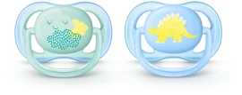 Philips Avent Πιπίλα Ultra Air, 0-6m Αγόρι (SCF344/20)