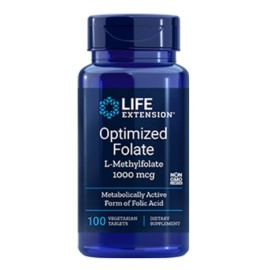 Life Extension Optimized Folate L-Methylfolate 1000μg 100veg. tabs