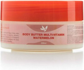 Anaplasis Body Butter Multi-Vitamin Watermelon - Αναδόμηση & Αναζωογόνηση Σώματος Με Έλαιο Tamanu, Αγγούρι & Πράσινο Τσάι 200ml