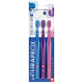 Curaprox CS Kids Ultra Soft Παιδικές Οδοντόβουρτσες 3τεμ