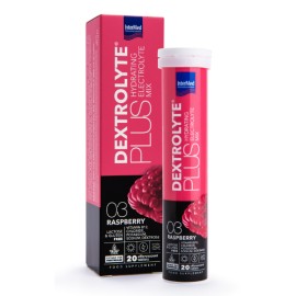 Intermed Dextrolyte Plus Hydrating Electrolyte Mix Raspberry 20eff.tabs