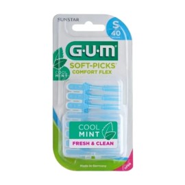 Gum 669 Soft Picks Comfort Flex Mint Μεσοδόντια Βουρτσάκια με Λαβή Small με Γεύση Μέντας 40τμχ