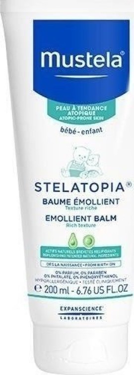 Mustela Stelatopia Emollient Balm για Ατοπικό Δέρμα 200ml