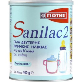 Sanilac 2 Βρεφικό Γάλα Σε Σκόνη (Από 6 Μηνών) 400gr