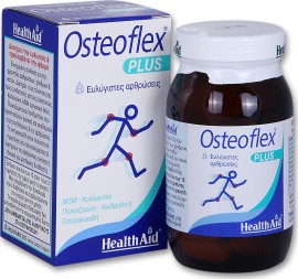 Health Aid Osteoflex Plus Συμπλήρωμα Διατροφής με Γλυκοζαμίνη, Χονδροϊτίνη, Κολλαγόνο & MSM για Ξεκούραστες Αρθρώσεις 60 Ταμπλέτες