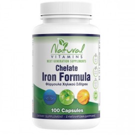 Natural Vitamins Chelate Iron Formula 100caps