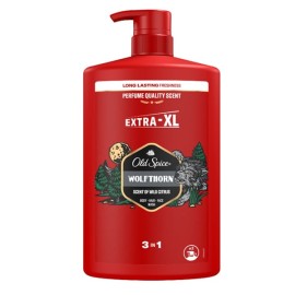 Old Spice Wolfthorn Shower Gel & Shampoo XL 3-in-1 Αφρόλουτρο & Σαμπουάν για Άνδρες 1Lt