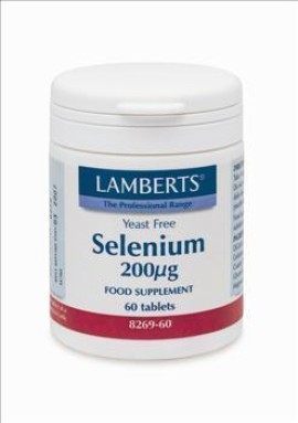 Lamberts Selenium 200mcg, Σελήνιο για την Ενίσχυση Ανοσοποιητικού Συστήματος, 60tabs