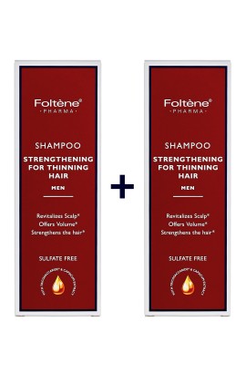 Foltene® Pharma PROMO Shampoo Thinning Hair Men Δυναμωτικό Σαμπουάν Για Άνδρες 2x200ml 1+1 ΔΩΡΟ