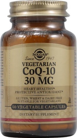 Solgar Coenzyme Q-10 30mg Συμπλήρωμα Διατροφής Συνένζυμο Q-10 30 Φυτικές Κάψουλες
