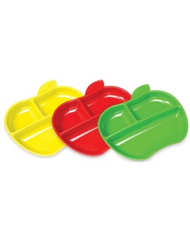 Munchkin Apple Plates Πιάτα σε Σχήμα Μήλου 6m+, 3τεμ