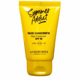 Avgerinos Cosmetics Summer Addict Sun Protection Face Cream SPF50 Αντιηλιακή Κρέμα Προσώπου Μη Λιπαρή 50ml