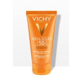 Vichy CS Dry Touch Λεπτόρρευστη Αντηλιακή Προσώπου Ματ Αποτέλεσμα SPF 50 50ml