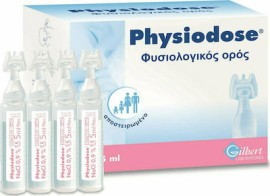Physiodose Physiological Saline Solution Αμπούλες Φυσιολογικού Ορού για Βρέφη 30x5ml