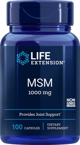 Life Extension MSM 1000mg, 100caps