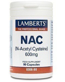 Lamberts NAC 600mg N-Acetyl Cysteine 90 κάψουλες