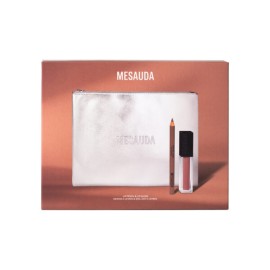 Mesauda Lip Glow Up Kit Gloss Matrix Lip 104 Honey Love + Artist Lips Pencil 103 Almond