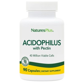 Natures Plus Acidophilus Φόρμουλα Υποστήριξης του Πεπτικού Συστήματος 90caps