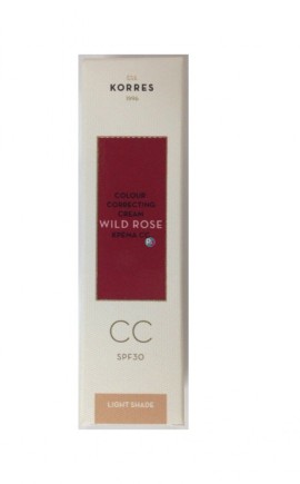 Korres Wild Rose CC Cream SPF 30 - Light Shade 30ml