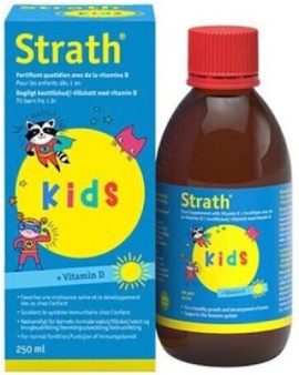A.Vogel Strath Kids Food Supplement With Vitamin D Συμπλήρωμα Διατροφής Για Παιδιά Με Βιταμίνη D Για Την Ενίσχυση Του Ανοσοποιητικού 250ml