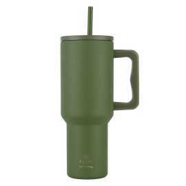 Estia Ανοξείδωτος Θερμός Straw Tumbler XL Save The Aegean Forest Spirit 1.2lt