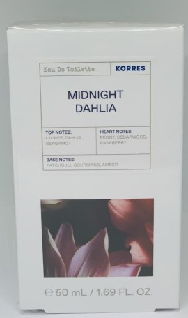 Korres Midnight Dahlia Eau De Toilette Γυναικείο Άρωμα 50ml