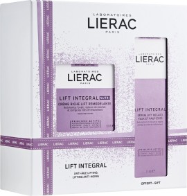 Lierac  Xmas Set Lift Integral Creme Nutri- Κρέμα Ημέρας Lift Επανασμίλευσης για Ξηρές Επιδερμίδες 50ml & Yeux Serum-Ορός Ματιών 15ml