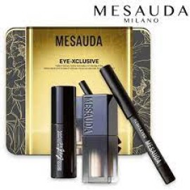 Mesauda Milano Kit Eye Xclusive(Mascara BigandThick Lashes,Μολύβι Ματιών Rebeleyes,Υγρή Σκιά Galactic Shadow)