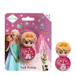 Air-Val Disney Frozen Nail Polish with 3D Cap Glitter Fuchsia 8ml