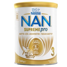 Nestle Nan Supreme Pro 3 Γάλα σε Μορφή Σκόνης Από τον Πρώτο Χρόνο 800gr