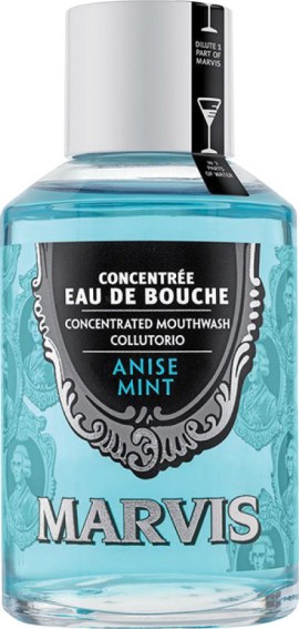 Marvis Anise Mint Mouthwash - Συμπυκνωμένο Στοματικό Διάλυμα (Γλυκάνισο & Μέντα), 120ml