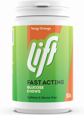 Gluco Tabs Lift Fast Acting Tangy Orange Ταμπλέτες Γλυκόζης με Γεύση Πορτοκάλι 50 tabs
