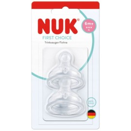 NUK First Choice+ Θηλές Σιλικόνης No Colic 6m+ XL 2τεμ