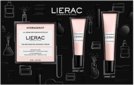 Lierac Hydragenist Rehydrating Radiance Cream Set, Πακέτο Περιποίησης με Κρέμα Ενυδάτωσης και Λάμψης 50ml & Δώρο Ορός Ενυδάτωσης 15ml & Κρέμα Ματιών 7.5ml