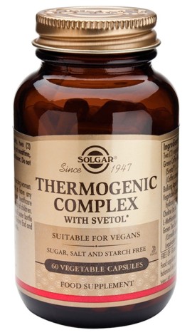 Solgar Thermogenic Complex Συμπλήρωμα Διατροφής 60 Φυτικές Κάψουλες