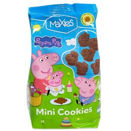 MaXies Peppa Pig Mini Cookies Cocoa Μπισκότα με Κακάο 100g
