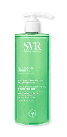 SVR Spirial Deo-Douche 24h Αφρόλουτρο με Αποσμητική Δράση για Έντονη Φρεσκάδα 400ml