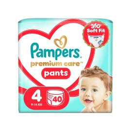 Pampers Premium Care Pants Jumbo Pack Νo4 (9-15kg) 40τεμ