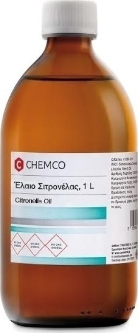 Chemco Citronella Oil Έλαιο Σιτρονέλας, 1 L