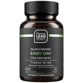 Pharmalead Black Range Easy Day Plus Nutrients με Mαγνήσιο & l-θεανίνη & Bιταμίνες 30caps