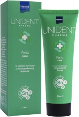 Intermed Unident Pharma Perio Care Oδοντόπαστα Για Χρήση Σε Συνδυασμό Με Τη Περιοδοντική Θεραπεία 75ml