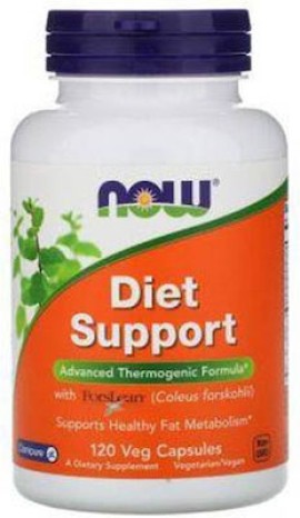 Now Foods Diet Support Συμπλήρωμα Διατροφής για Έλεγχο του Βάρους 120 Vegeterian Caps