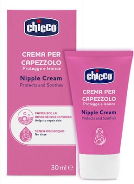 Chicco Nipple Cream Ενυδατική Κρέμα Για Θηλές 30ml